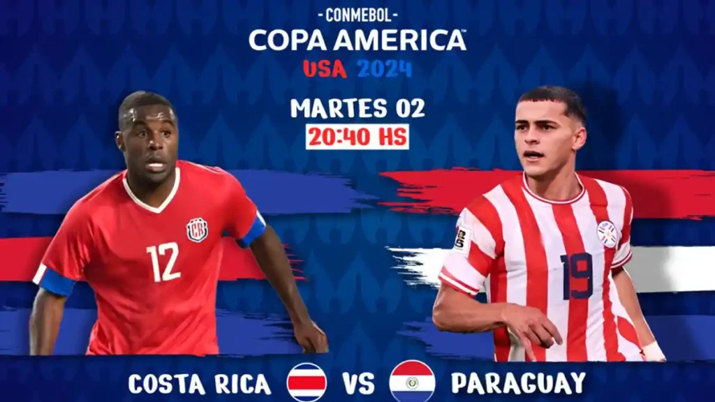 Costa Rica vs Paraguay en vivo