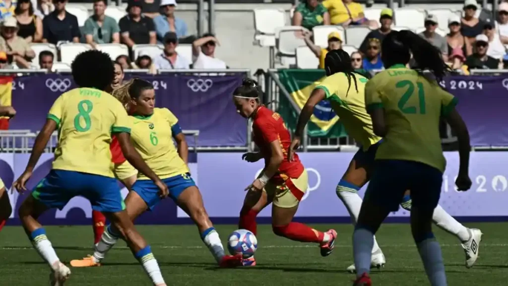 Brasil vs España en vivo futbol femenino juegos olímpicos 2024