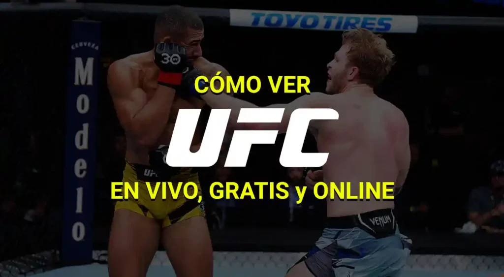 UFC en vivo y en directo online gratis hoy